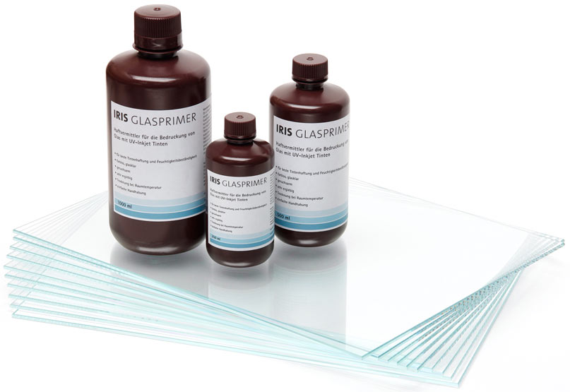 IRIS Glassprimer - forms an adhesion layer between flat glass and UV inkjet inks